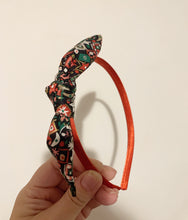 Load image into Gallery viewer, INITIAL BAG & BOW ALICE BAND BUNDLE - NEW XMAS & Liberty London fabric available