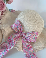 Load image into Gallery viewer, GIRLS BOW SUMMER HAT (Liberty London fabric available)