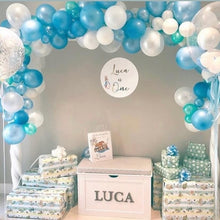 Load image into Gallery viewer, PERSONALISED TOY BOX - GREY LETTERS