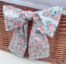 Load image into Gallery viewer, ***LARGE*** PERSONALISED WICKER STORAGE BASKET - LIBERTY LONDON FABRIC