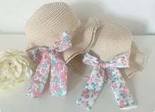 Load image into Gallery viewer, GIRLS BOW SUMMER HAT (Liberty London fabric available)