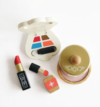 Load image into Gallery viewer, WOODEN PRETEND/ROLE PLAY MAKEUP BEAUTY BAG