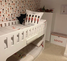 Load image into Gallery viewer, PERSONALISED TOY BOX - CUSTOM COLOUR LETTERS