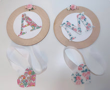 Load image into Gallery viewer, LIBERTY LONDON INITIAL HAIR BOW HOLDER