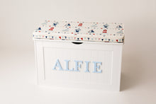 Load image into Gallery viewer, TOY BOX CUSHION - Choose from a range of fabrics.