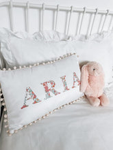 Load image into Gallery viewer, PERSONALISED VELVET POM POM CUSHION