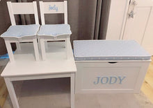 Load image into Gallery viewer, PERSONALISED CHILDREN’S TABLE & CHAIR SETS