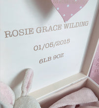 Load image into Gallery viewer, PERSONALISED MEMORY KEEPSAKE BOX - Pink