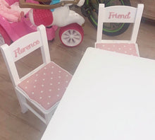 Load image into Gallery viewer, PERSONALISED CHILDREN’S TABLE &amp; CHAIR SETS
