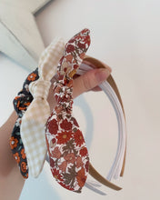 Load image into Gallery viewer, INITIAL BAG & BOW ALICE BAND BUNDLE - NEW XMAS & Liberty London fabric available