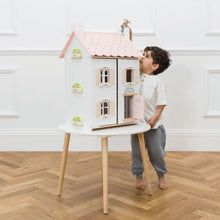 Load image into Gallery viewer, ROSE HEART WOODEN DOLL HOUSE
