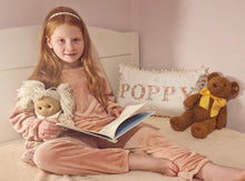 Load image into Gallery viewer, PERSONALISED VELVET POM POM CUSHION