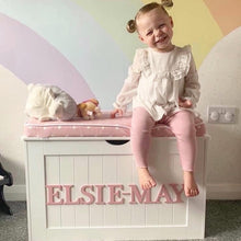 Load image into Gallery viewer, TOY BOX CUSHION - Choose from a range of fabrics.