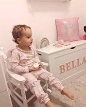 Load image into Gallery viewer, PERSONALISED TOY BOX & ROCKING CHAIR ***BUNDLE*** different lettering colours available