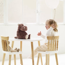 Load image into Gallery viewer, WHITE & WOOD TABLE & CHAIR SET