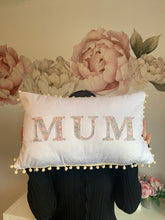 Load image into Gallery viewer, PERSONALISED VELVET POM POM CUSHION

