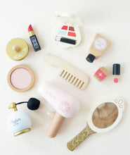 Load image into Gallery viewer, WOODEN PRETEND/ROLE PLAY MAKEUP BEAUTY BAG
