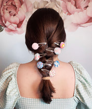 Load image into Gallery viewer, HAIR BUTTON SNAP CLIPS (Liberty London fabric available)
