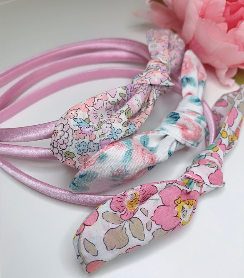 HAIR BOW ALICE BAND (Liberty London fabric available)