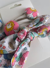 Load image into Gallery viewer, HAIR BOBBLE BOW &amp; CLIP SET (Liberty London fabric available)
