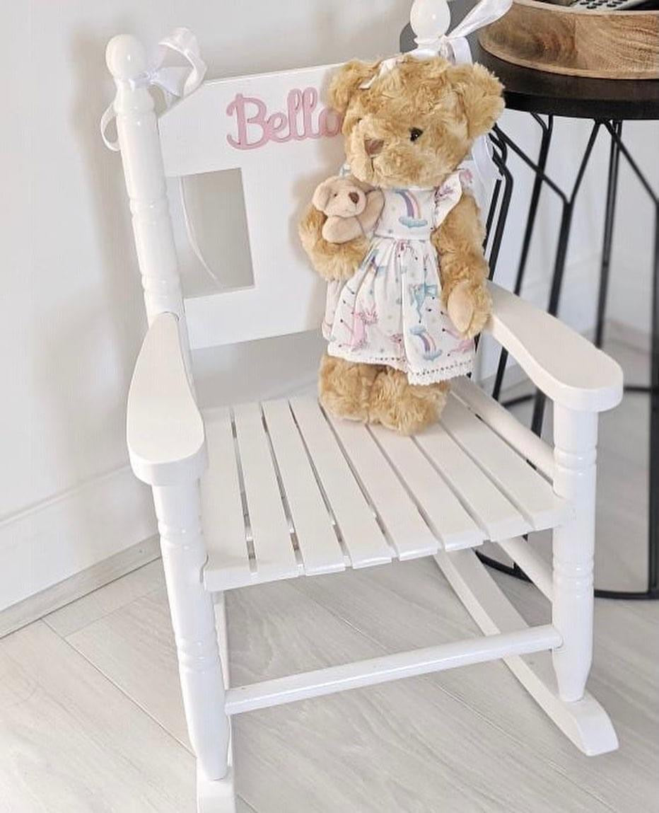 Personalised rocking chair baby on sale