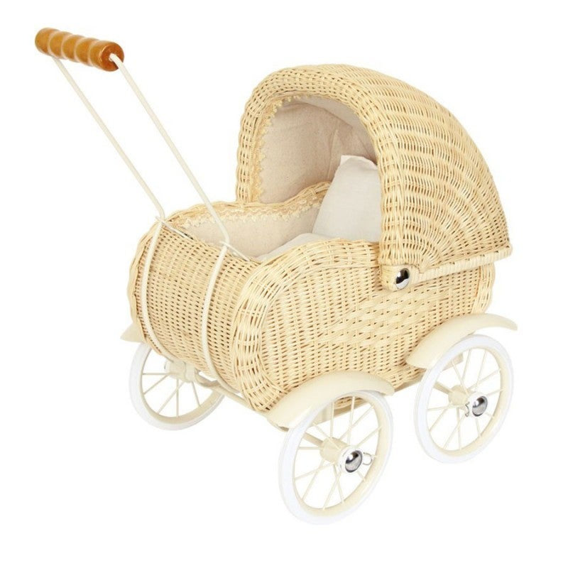 Dolls pram wicker online